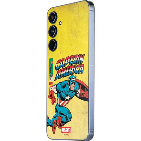 Marvel Classic Comics Captain America Galaxy A35 5G Skin